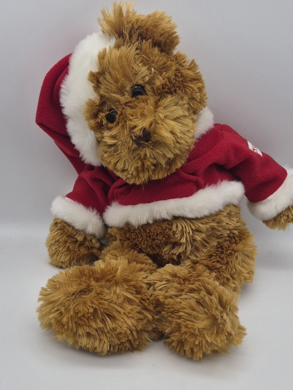 St. Nicholas Square  Plush Teddy Bear with Pom-Pom Details